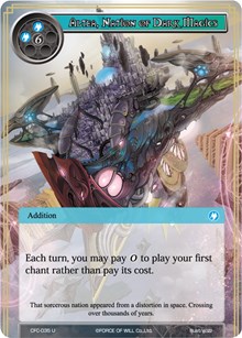 Altea, Nation of Dark Magics - Force of Will Curse of the Frozen Casket trading card