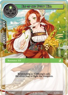Elf of the Gusty Hill - Force of Will Curse of the Frozen Casket trading card