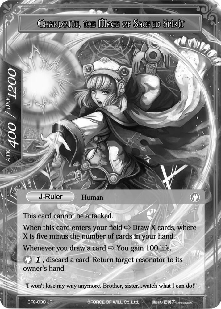 Charlotte, Determined Girl // Charlotte, the Mage of Sacred Spirit (Uber Rare)