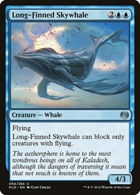 Long-Finned Skywhale - Kaladesh - Magic: The Gathering card