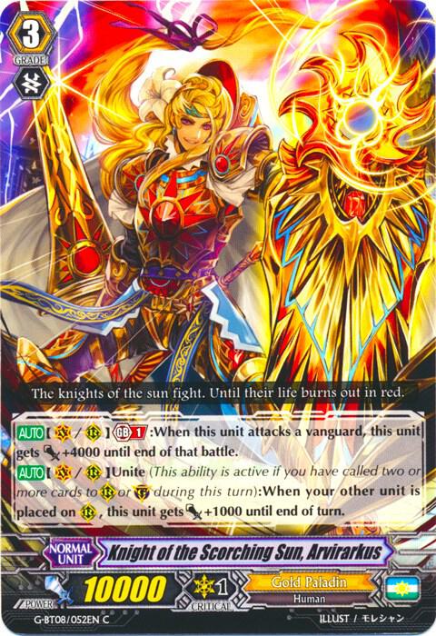 Knight of the Scorching Sun, Arvirarkus