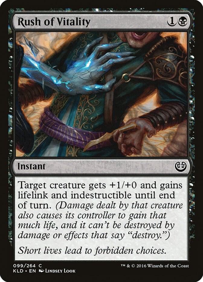 Rush of Vitality - Kaladesh - Magic: The Gathering