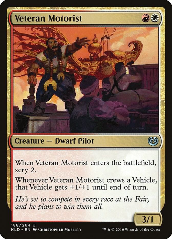 Veteran Motorist - Kaladesh - Magic: The Gathering - TCGplayer.com