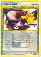 Pokemon Communication [Crosshatch Holo League] #98 from Pokemon HeartGold & SoulSilver