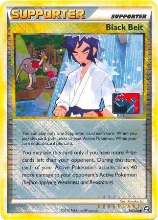 Black Belt - 85/102 (League Promo) 085/102 from League & Championship Cards