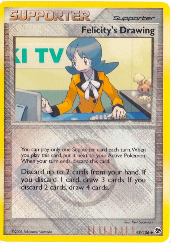 Felicity's Drawing - 098/106 (League Promo) 98/106 from League & Championship Cards