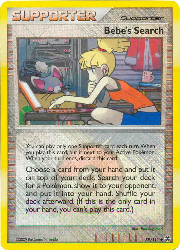 Bebe's Search - 89/111 (League Promo) 089/111 from League & Championship Cards