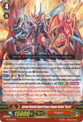 Supreme Heavenly Emperor Dragon, Dragonic Overlord "The Ace"
