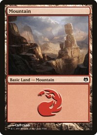 Mountain (35) - Duel Decks: Heroes vs. Monsters - Magic: The Gathering card