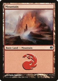 Mountain (38) - Duel Decks: Heroes vs. Monsters - Magic: The Gathering card