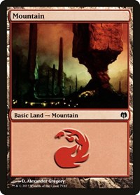Mountain (75) (Duel Decks: Heroes vs. Monsters)