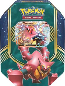 Battle Heart Tin [Volcanion EX] from XY - Steam Siege Pokemon card image