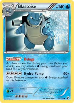 Blastoise - 31/149 (BW Boundaries Crossed) 031/149 from Deck Exclusives