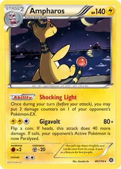 Ampharos - 40/114 (XY Steam Siege) 040/114 from Deck Exclusives