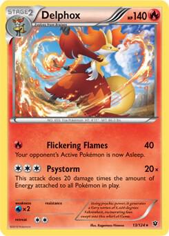 Delphox - 13/124 (XY Fates Collide) 013/124 from Deck Exclusives