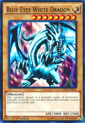 Blue-Eyes White Dragon (Version 1) - Legendary Decks II - YuGiOh