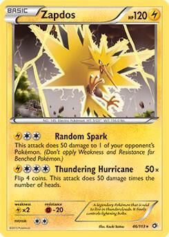Zapdos - 46/113 (BW Legendary Treasures) 046/113 from Deck Exclusives