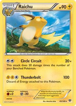 Raichu - 43/146 (Battle Arena Deck Exclusive) 043/146 from Deck Exclusives