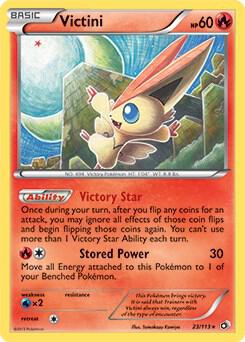 Victini - 23/113 (BW Legendary Treasures) 023/113 from Deck Exclusives