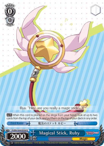 Magical Stick, Ruby - Fate/kaleid liner PRISMA ILLYA DX - Weiss Schwarz ...