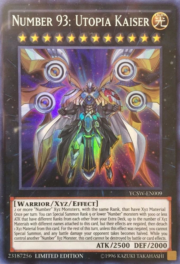 ★☆★yucc★☆★ Number 93: Utopia Kaiser - Yu-Gi-Oh! Championship Series