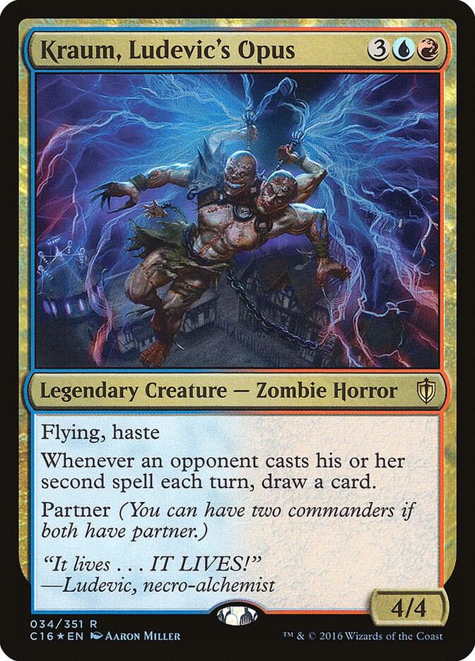 Kraum, Ludevic's Opus 34 card