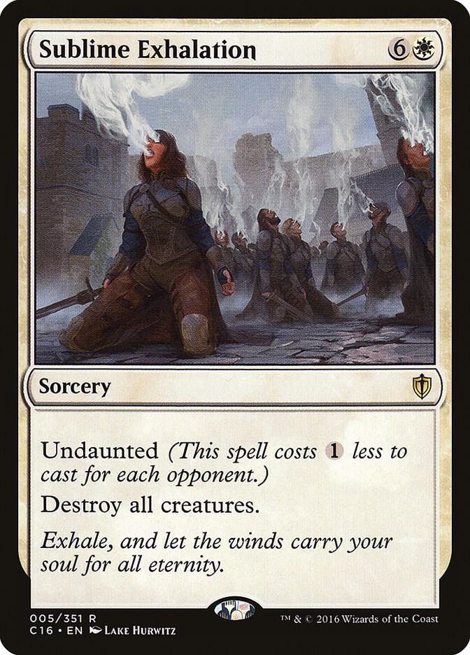 Sublime Exhalation 5 card