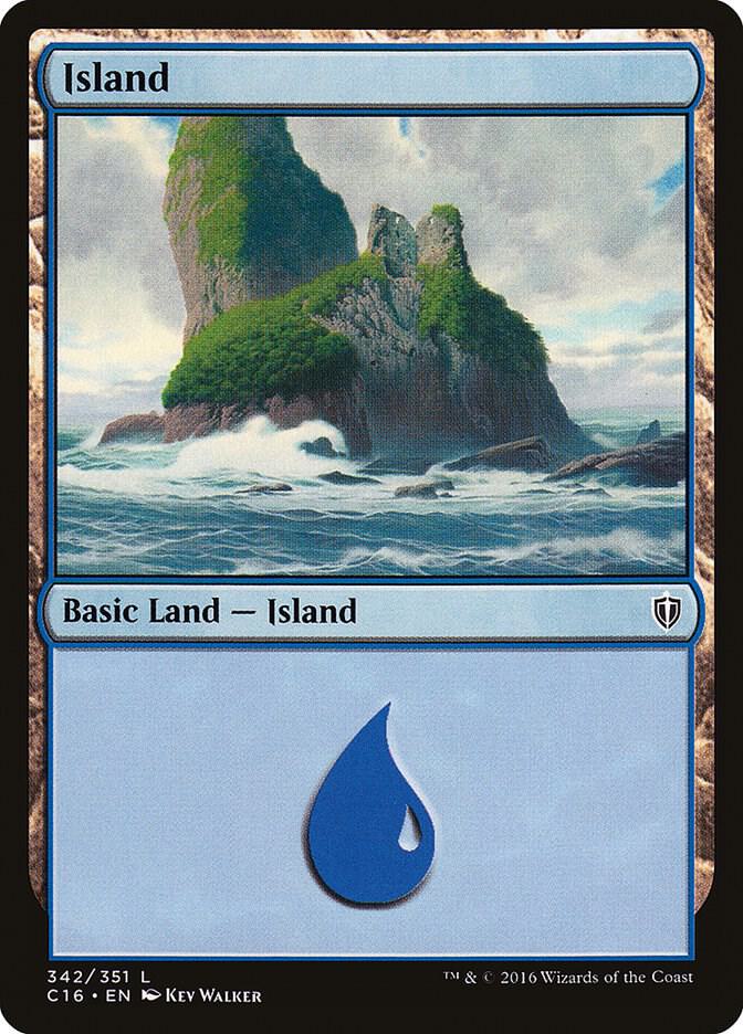 Island (342) 342 card