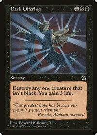 Dark Offering - Portal Second Age - Magic: The Gathering card