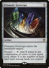Prismatic Geoscope - Commander 2016 - Magic: The Gathering card