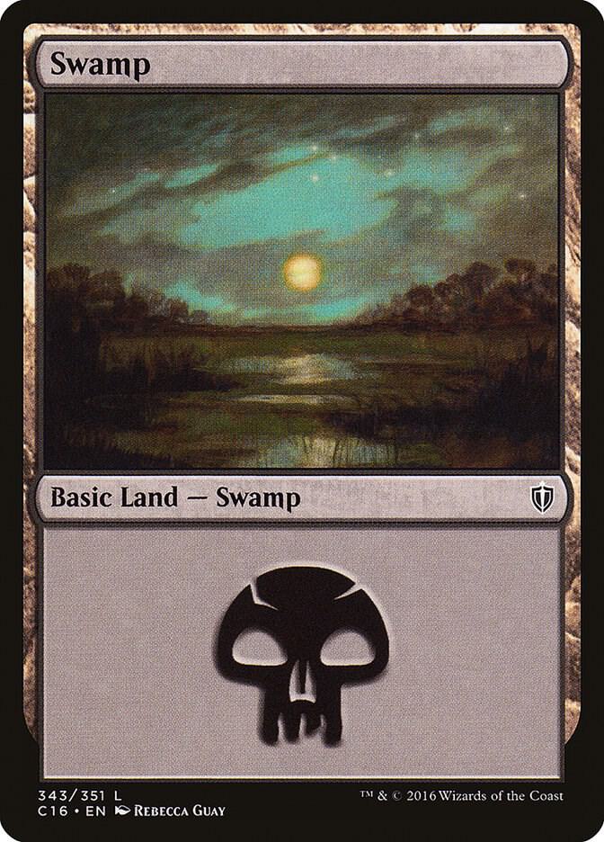 Swamp (343) 343 card