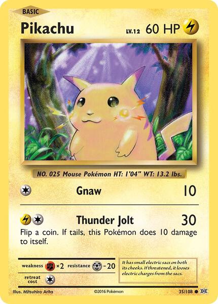 Pikachu card image