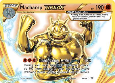 新品 レア MAD BREAKS/WEAK POINTS/XXL Machamp BREAK 60/108 Evolutions Holo for sale online | eBay