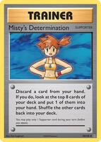 Misty's Determination トレーナーカード Misty's Determination - XY - Evolutions - Pokemon - TCGplayer.com