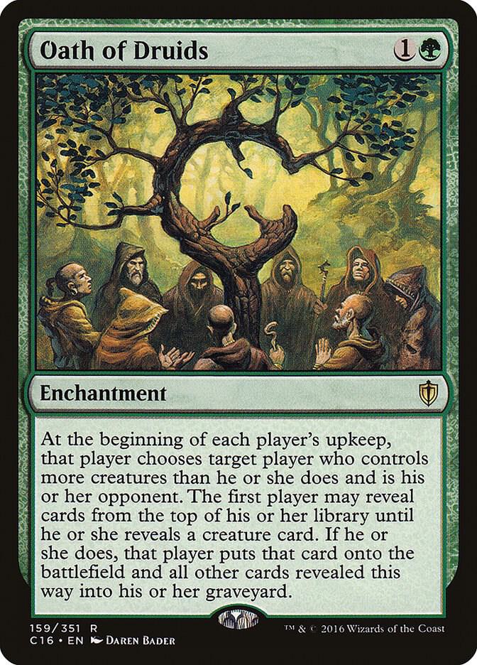 mtg ドルイドの誓い/Oath of Druids 日本語版4枚セット Oath of Druids - Commander 2016 - Magic: The Gathering - TCGplayer.com