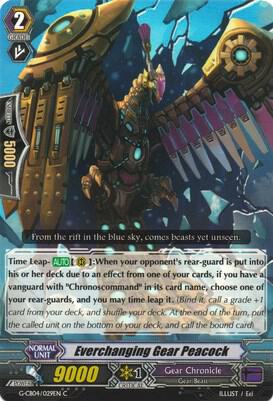 Everchanging Gear Peacock