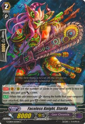 Faceless Knight, Starda
