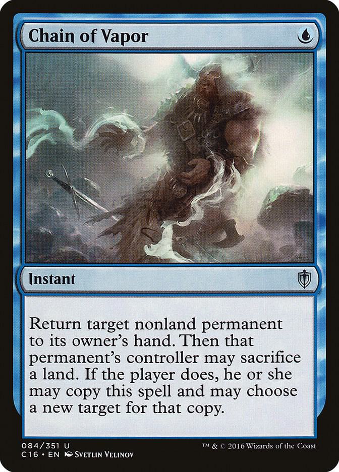 Chain of Vapor - Commander 2016 - Magic: The Gathering - TCGplayer.com