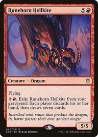 Runehorn Hellkite - Commander 2016 - Magic: The Gathering card