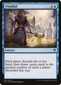 Windfall - Commander 2016 - Magic: The Gathering card