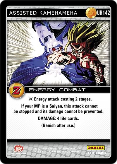 Assisted Kamehameha - Panini: Awakening - Dragon Ball Z TCG