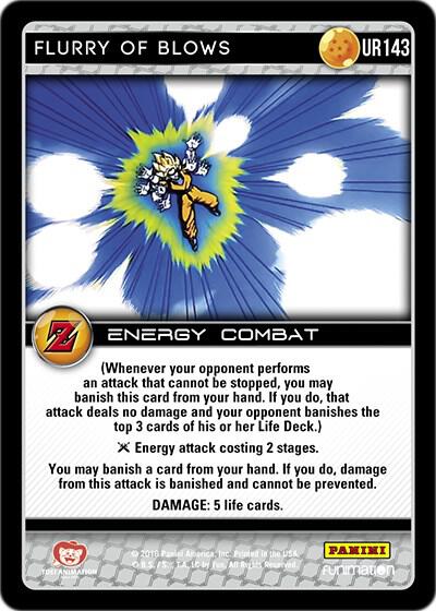 Flurry of Blows - Panini: Awakening - Dragon Ball Z TCG