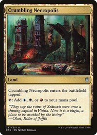 Crumbling Necropolis - Commander 2016 - Magic: The Gathering card