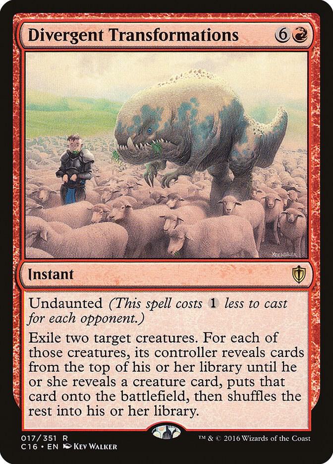 Divergent Transformations - Commander 2016 - Magic: The Gathering - TCGplayer.com Divergent Transformations - Commander 2016 - Magic: The Gathering - TCGplayer.com