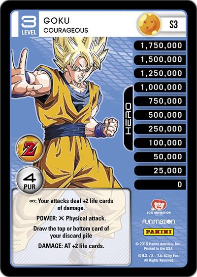 Goku - Courageous (High Tech Foil) - Panini: Awakening - Dragon