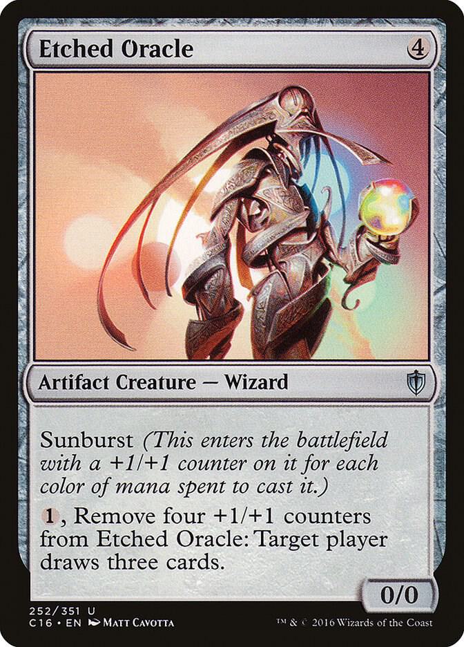 Etched Oracle 252 card