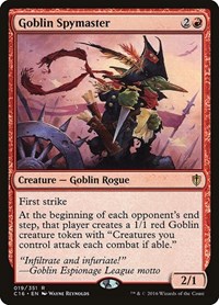 Goblin Spymaster - Commander 2016 - Magic: The Gathering card