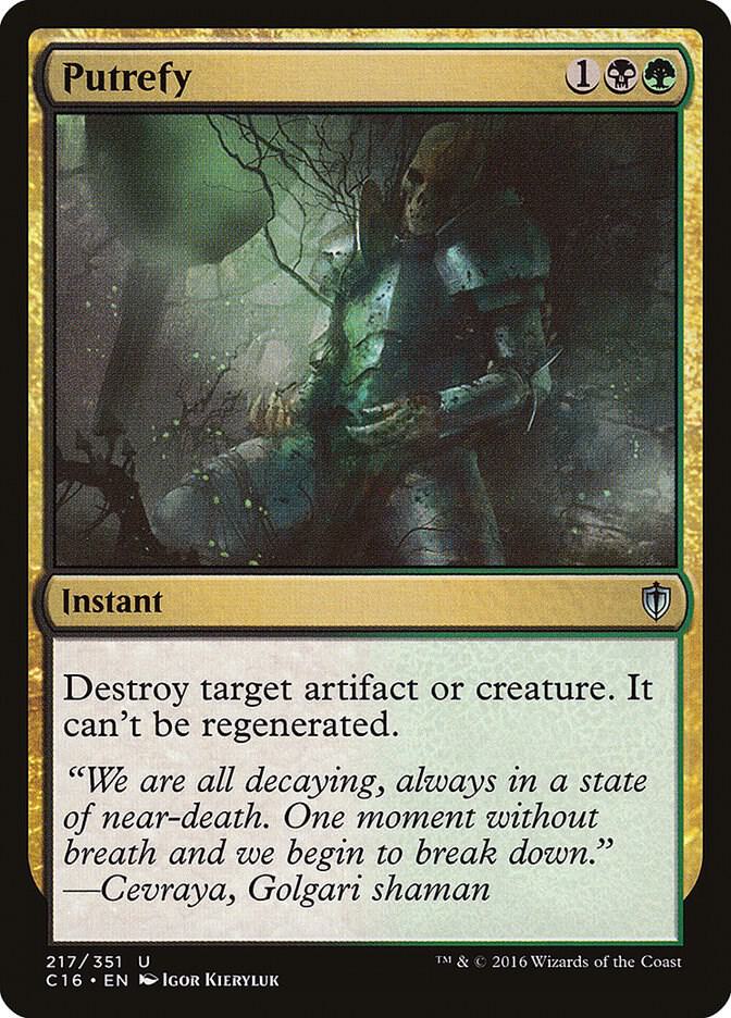 Putrefy 217 card