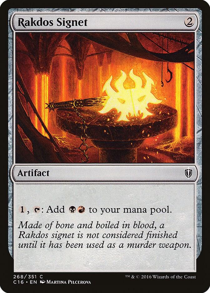 Rakdos Signet 268 card