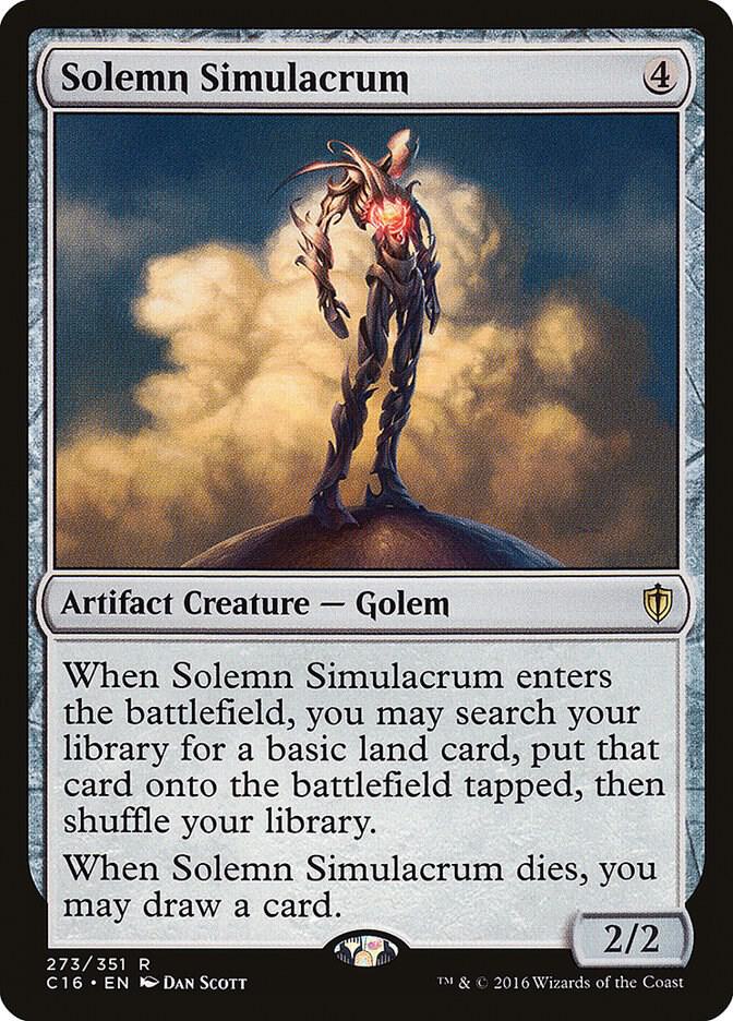 Solemn Simulacrum 273 card